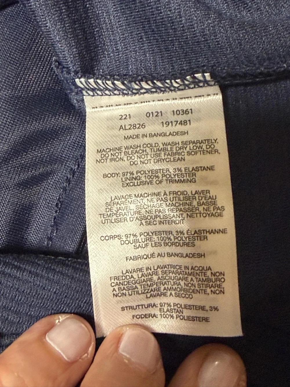 Columbia Women's Firwood Ottoman Navy Dress W/Pockets Size S NWT - Picture 5 of 8